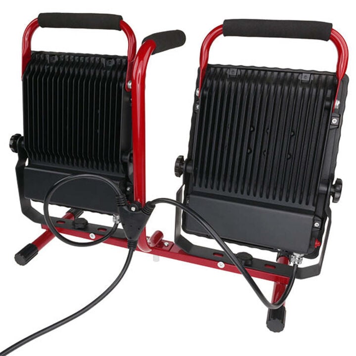 Bayco Products 13,000 Lumen LED Dual Fixture Work Light on Tripod Stand, large image number 2