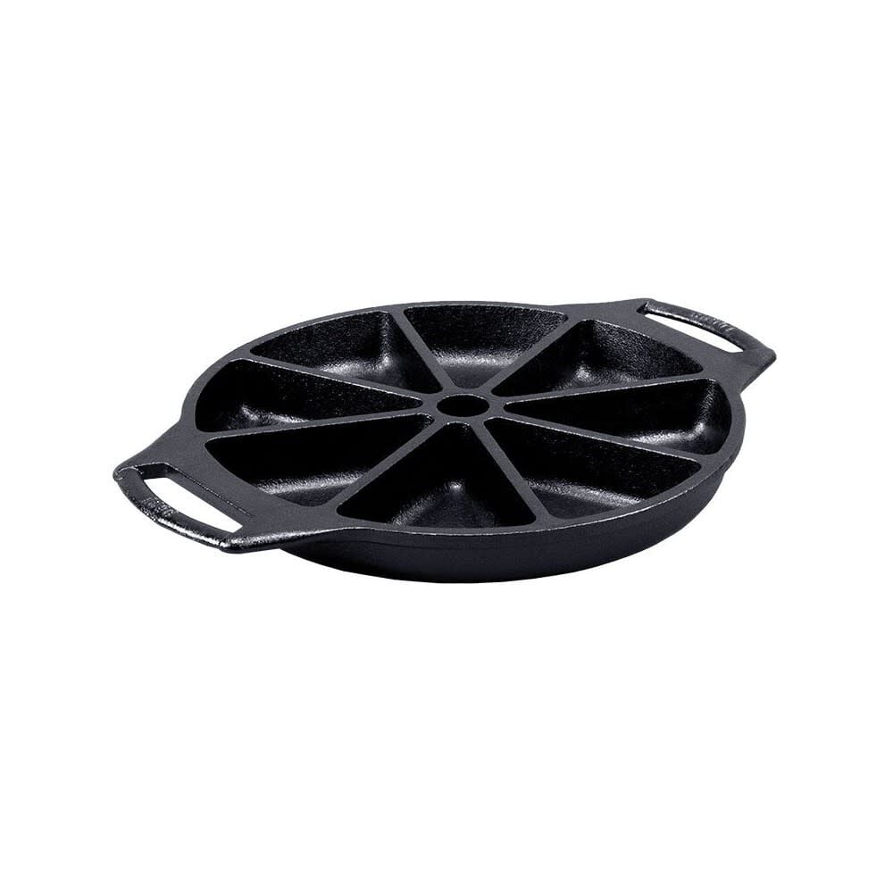 Lodge Cast Iron 8 Slot Black Seasoned Cast Iron Wedge Pan – BW8WP
