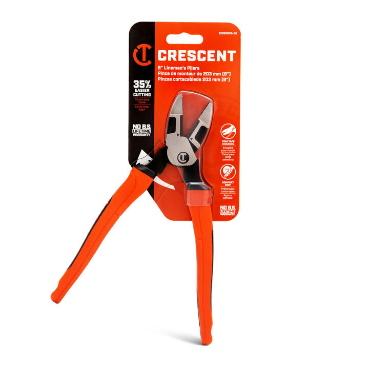 Crescent 8 in Linesman Plier Cushion Grip, large image number 1