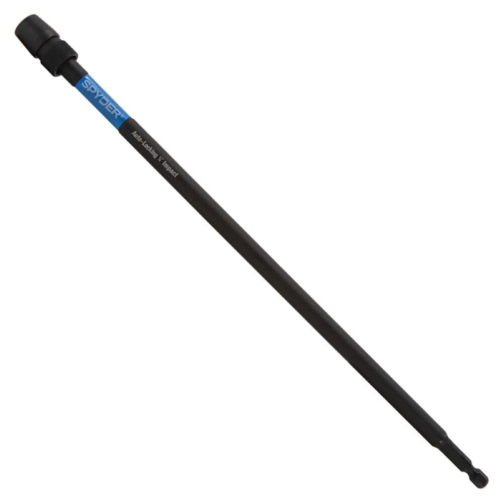 Spyder 12 Inch 1/4 Inch x 1/4 Inch Magnetic Torsion Impact Bit Driver Holder, large image number 1