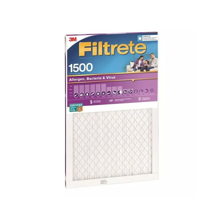 3M Filtrete 10 x 20 x 1-Inch 1500 MPR MERV 12 Allergen Defense Furnace Air Filter, 4-Pack, large image number 3