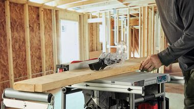 Bosch PROFACTOR 18V 8 1/4in Portable Table Saw Kit with 1 CORE18V 8.0 Ah PROFACTOR Performance Battery, large image number 7