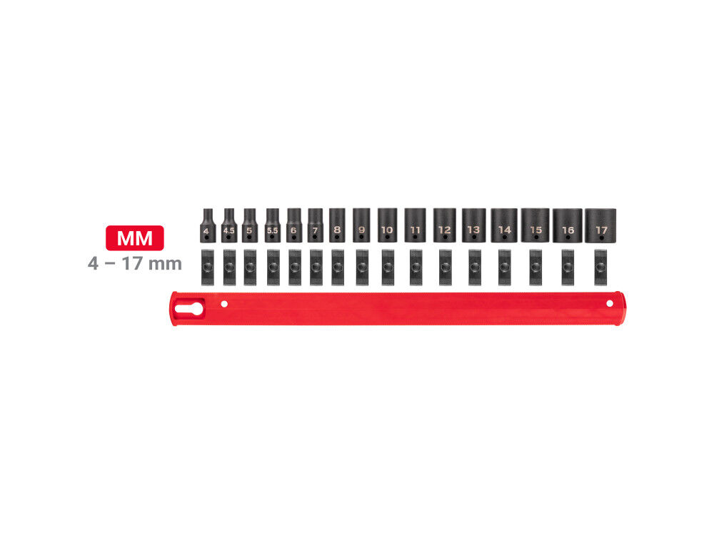 Tekton 1/4 Inch 12 Point Impact Socket Set, 16 Pieces (4-17 mm), large image number 5