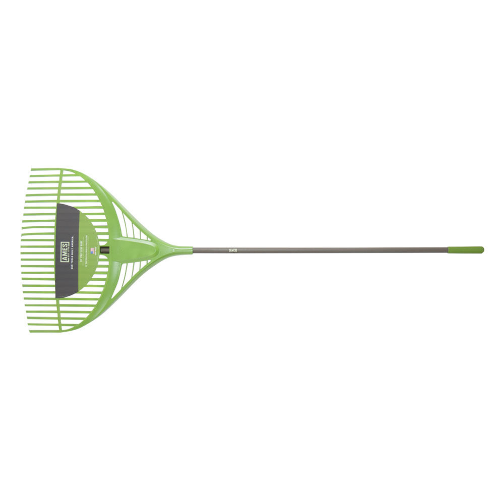 Ames 26 in. Poly Leaf Rake with Steel Handle, large image number 1