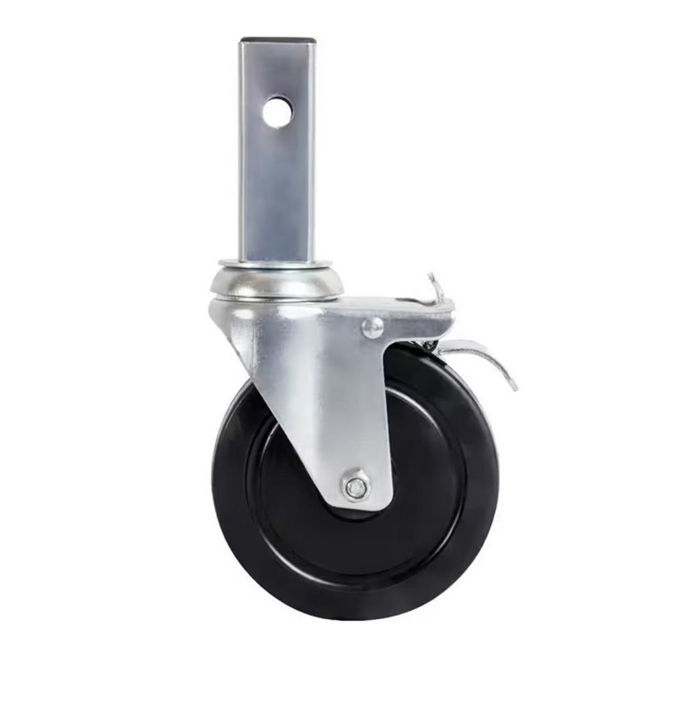 Magnum Tool Group 5 Inch Swivel Lock Caster with Brake for 6 Ft. Baker Scaffolding, large image number 1