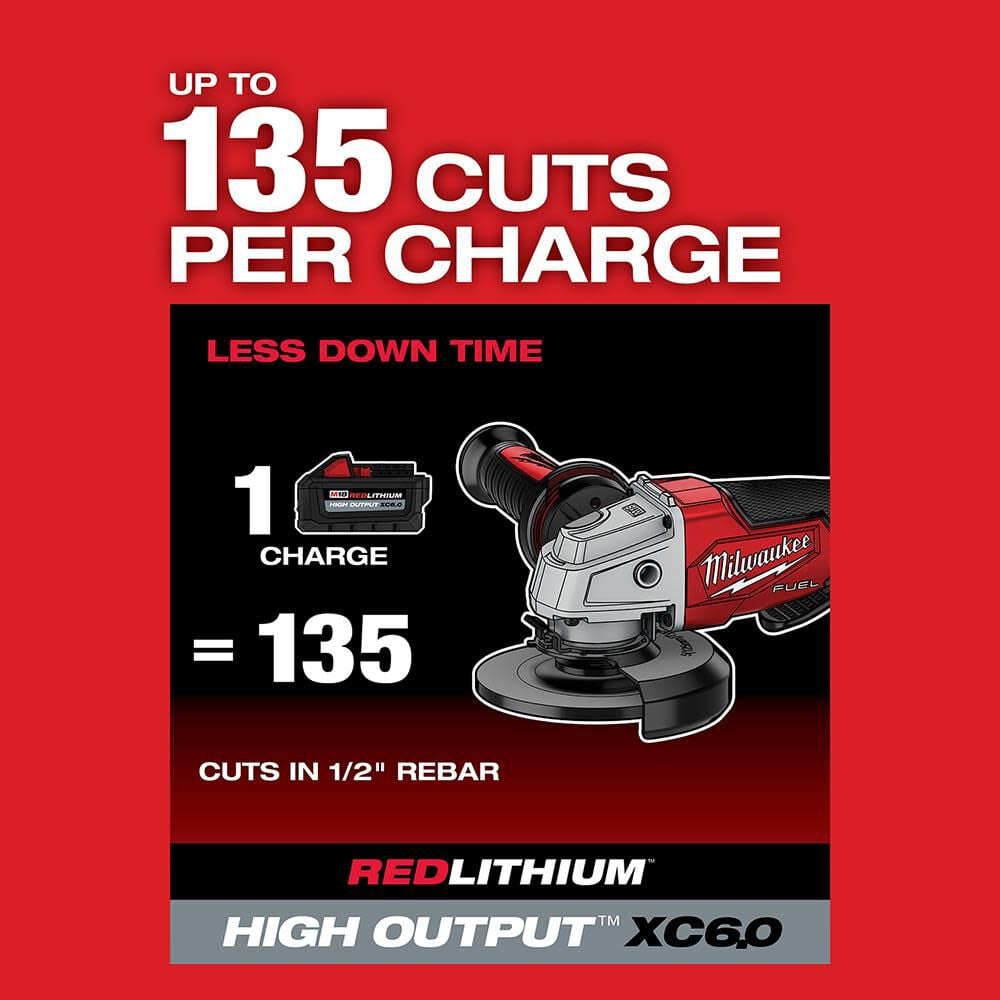 Milwaukee M18 Fuel 4 1 2inch 5inch Grinder Paddle Switch No Lock Bare Tool 2880 20 Simolary simolary.com 10