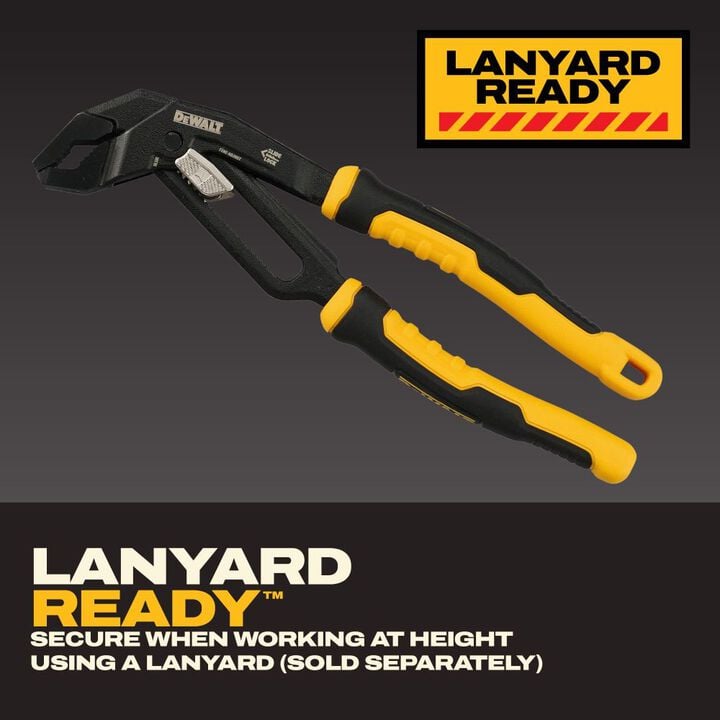 DEWALT Slidelock Plier 8 Inch and 10 Inch V Jaw 2 Pack, large image number 7