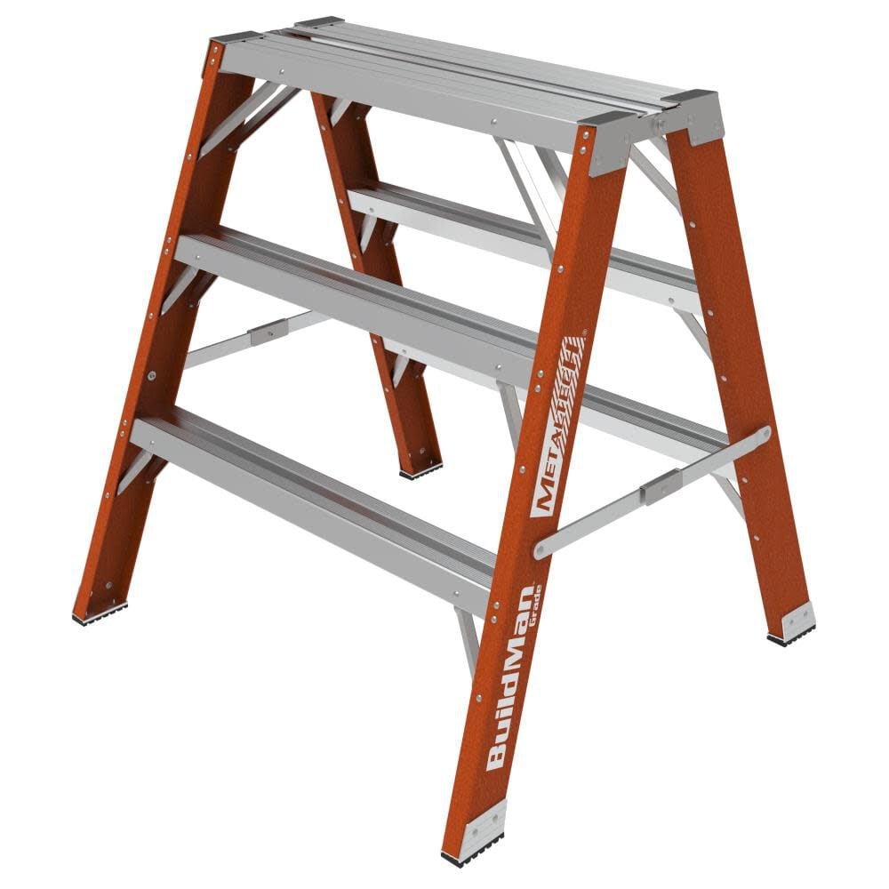 Metaltech 3 Foot Fiberglass Step-up Workbench and Sawhorse Stand – E-WSFB36T1A