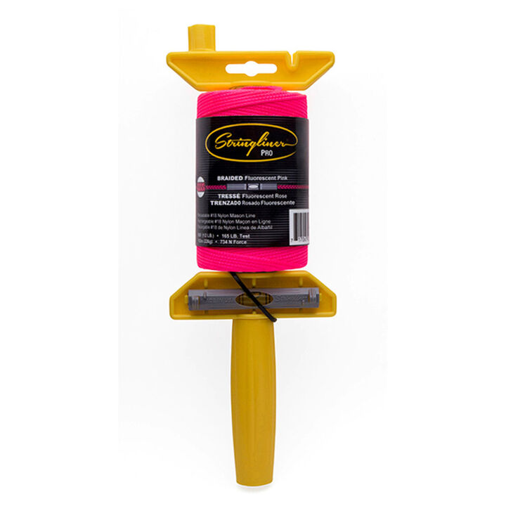 Stringliner LevelWiz Reel 500 ft Braided Fluorescent Pink