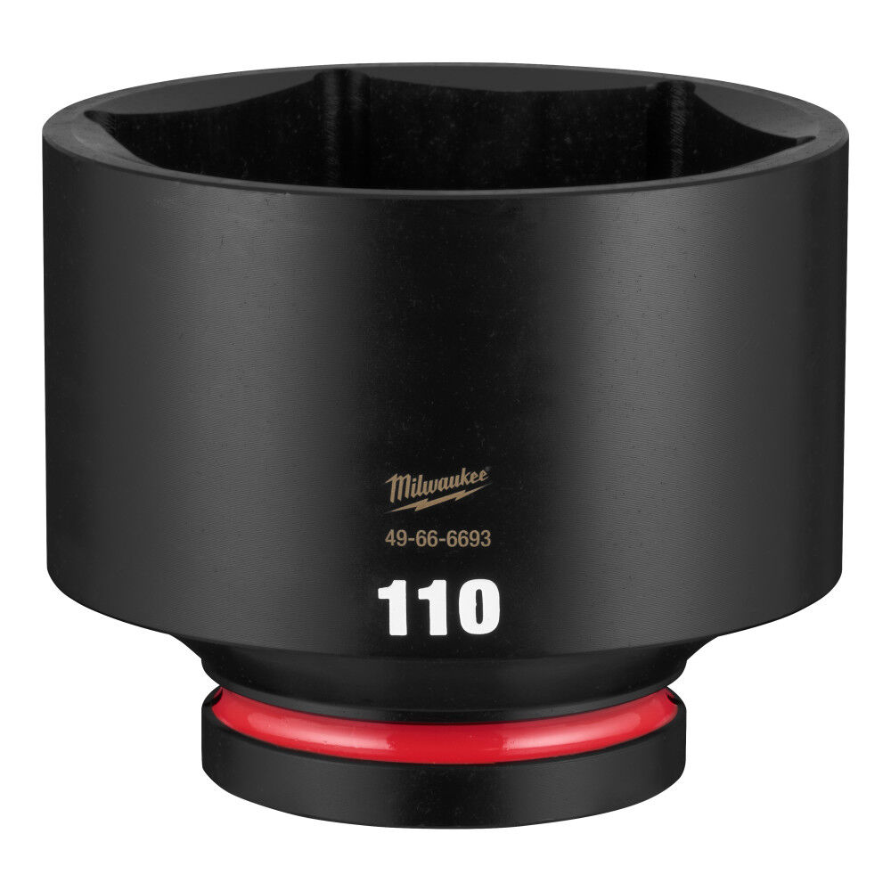 Milwaukee SHOCKWAVE Impact Duty 1 Inch Drive 110mm Standard 6 Point Socket - 49-66-6693