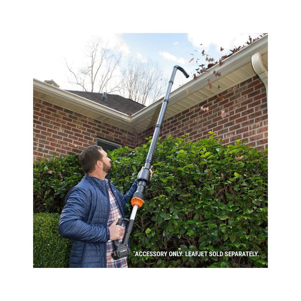 Worx 11 ft Universal Gutter Cleaning Kit for LeafJet Blowers WA4096
