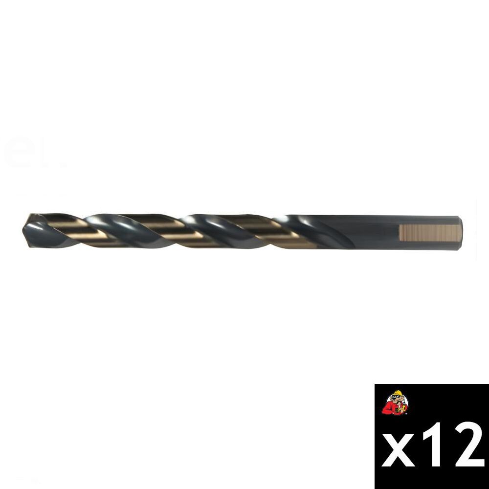 Viking Drill 9/64 Inch Type 240-AQF HSS Jobber Length Drill Bit Bundle, 6 Pieces, large image number 1