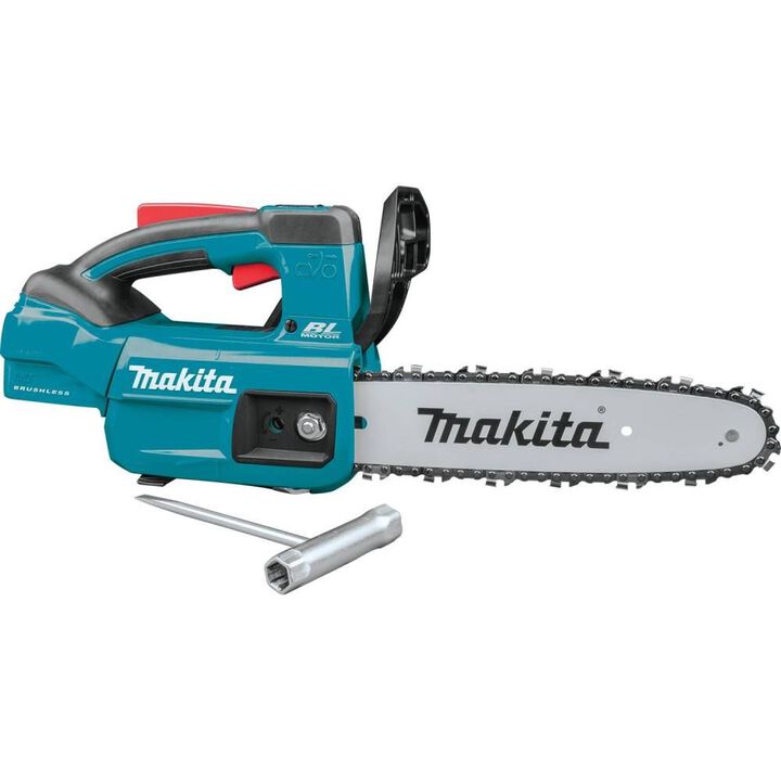 Makita 18V LXT Lithium-Ion Brushless Cordless 10in Top Handle Chain Saw (Bare Tool), large image number 14