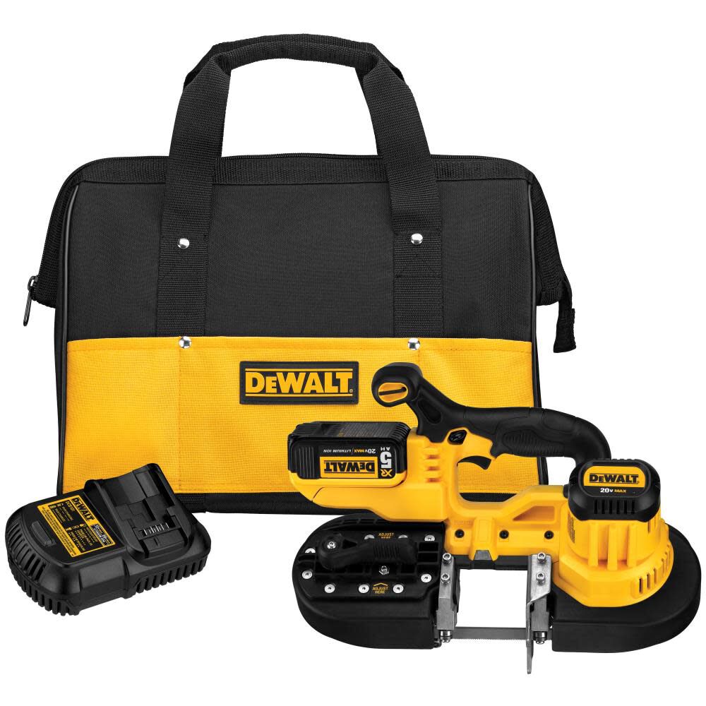 DEWALT 20V MAX Lithium Ion Band Saw Kit DCS371P1 Acme Tools