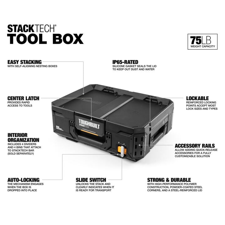 Toughbuilt StackTech Tool Box, large image number 1