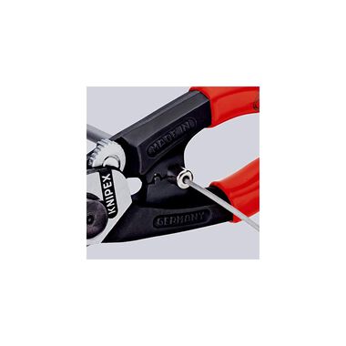 Knipex 9561190SBA Bowden Cable Cutter Plastic Coated 7 1/2 In