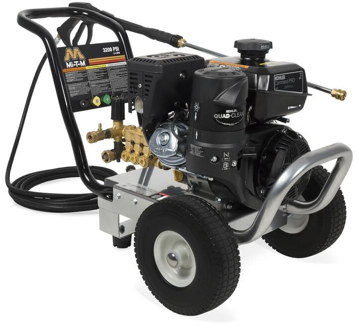 Mi T M Work Pro 3200 PSI 2.4 GPM Gas Powered Cold Water Pressure Washer with 3 Spray Tips