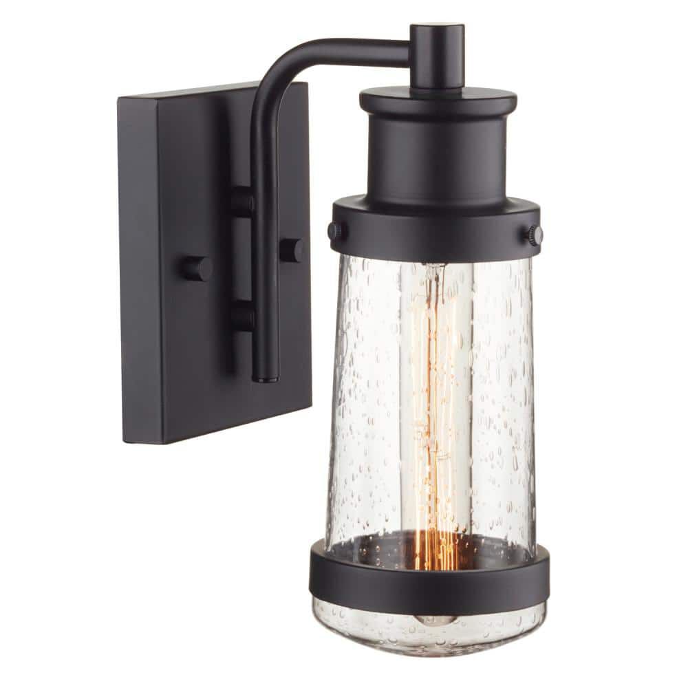 Globe Electric Bennett 1 Light Wall Sconce Vintage Black – 3001856