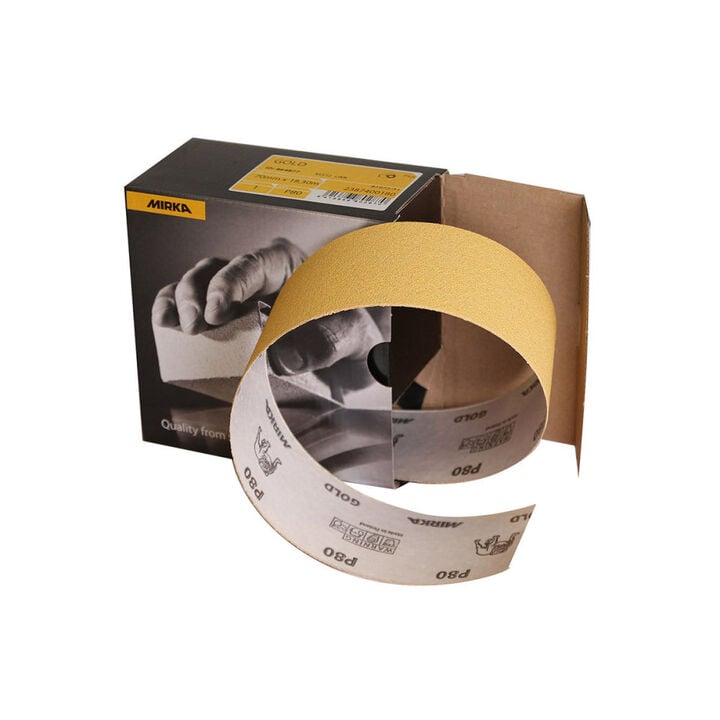 Mirka Gold 60 Ft. x 2-3/4 Inch P80 Grit Sanding Roll