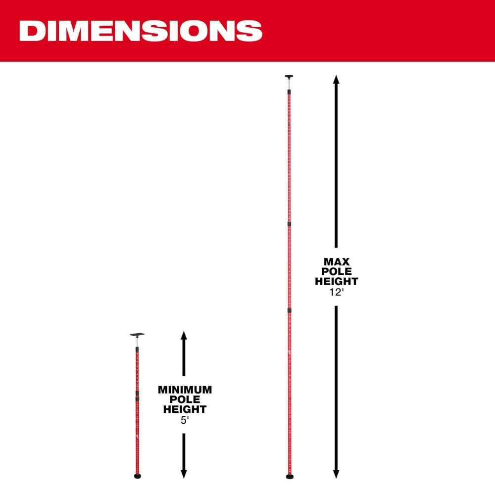 Milwaukee 12' Telescoping Laser Pole, large image number 5