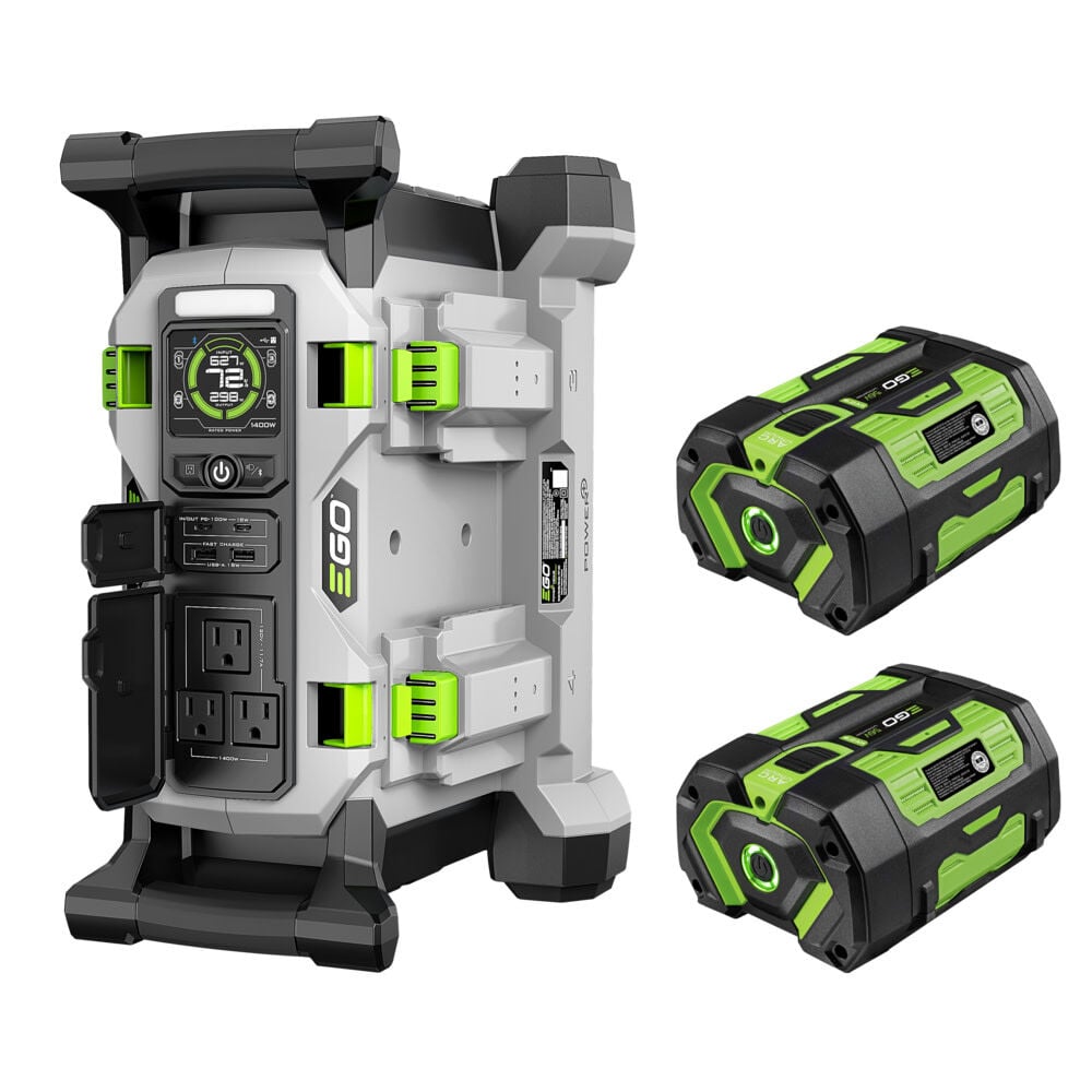 EGO NEXUS 1400W Portable Power Station Kit Includes Two 6 Ah Batteries, large image number 1