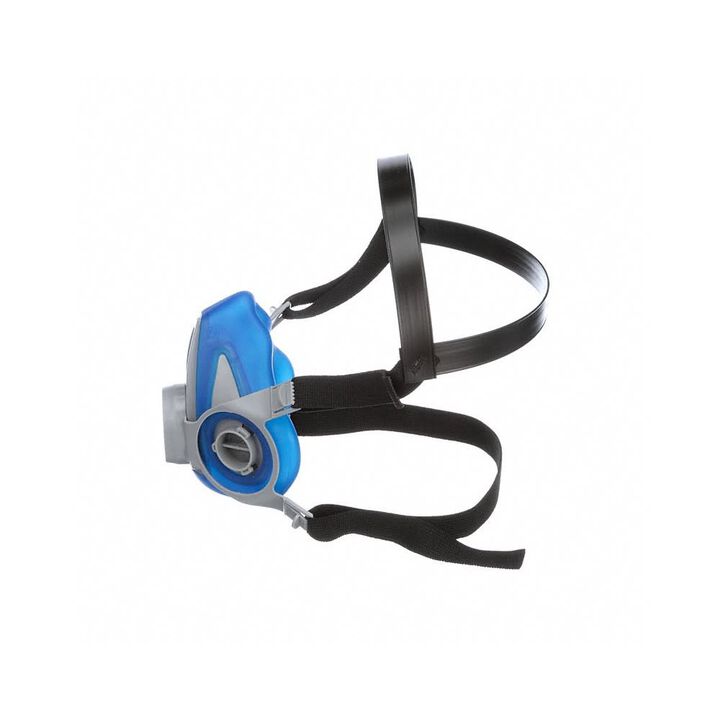 MSA Safety Works Advantage 200 LS Rubber Half-Mask Respirator, Blue, Medium, large image number 2