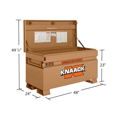 Knaack 24-in W x 48-in L x 28.25-in Steel Jobsite Box, large image number 1