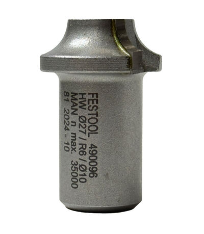 R6 Carbide-Tipped Roundover Cutter for OFK 500 Routers
