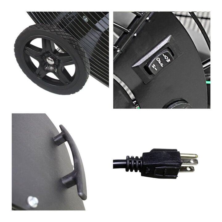 Maxx Air Pro-FLEX 42 Inch 10000 CFM 120V 2-Speed Drum Fan, large image number 8