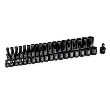 GEARWRENCH Impact Socket Set 39 pc 1/2 In Drive 6 Point Metric Standard/Deep, large image number 5