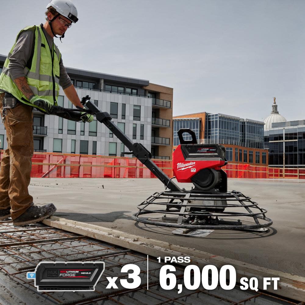 Milwaukee MX FUEL 36 in WalkBehind Trowel Kit MXF3363HD Acme Tools