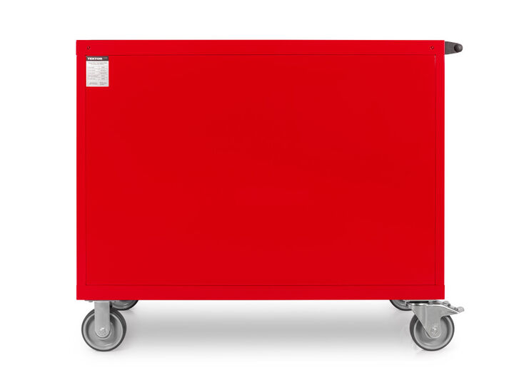 Tekton 7-Drawer Tool Cabinet, Hardwood Top, Red (48 x 27 x 41-1/2 Inch), large image number 3