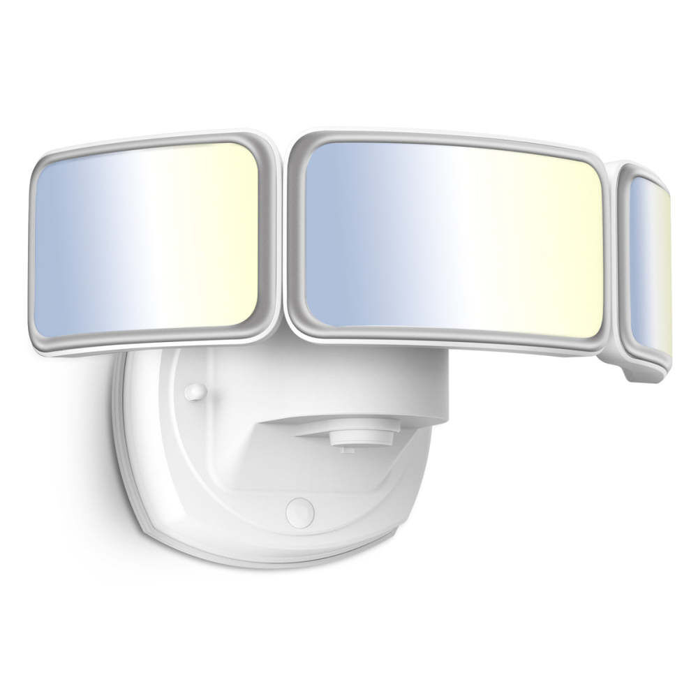 Feit Electric 10-1/2 Inch 48W 5000 Lumen Triple Head Dawn Motion Floodlight White, large image number 1