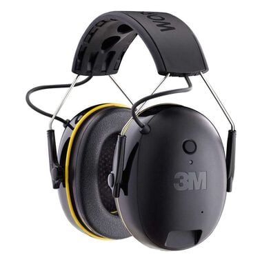3M WorkTunes 24 dB Gray Wireless Hearing Protector Earmuff 1 Pair