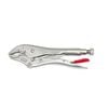 Crescent 10 Inch Curved Jaw Locking Pliers with Wire Cutter, small image number 1