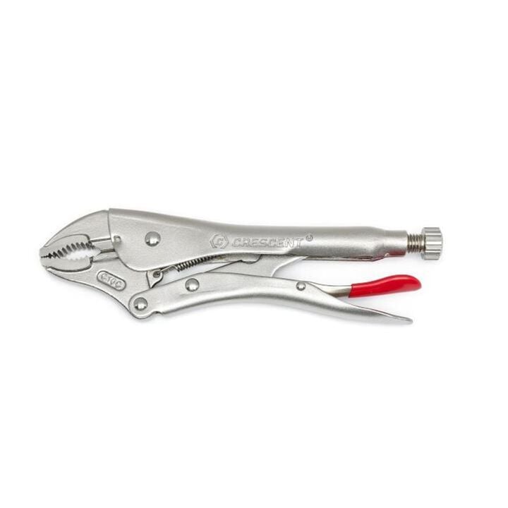 Crescent 10 Inch Curved Jaw Locking Pliers with Wire Cutter