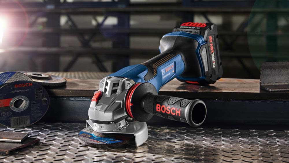 Bosch cordless deals grinder with battery