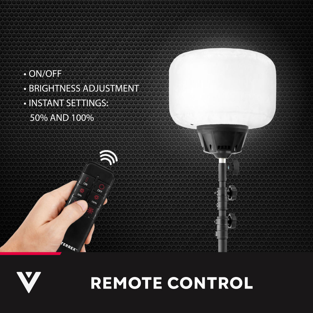 Volterrex 110/240V 150W 19500 Lumens LED Corded Diffused Work Light Fixture, large image number 11