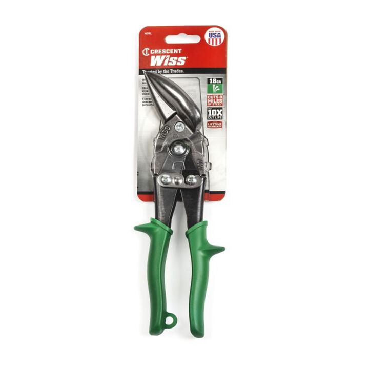 Crescent Wiss 9 1/4 Inch Offset Straight and Right Cut Aviation Snips, large image number 3