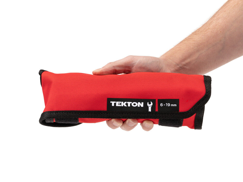 Tekton Combination Wrench Set, Pouches, 25 Piece (1/4-3/4 Inch, 6-19 mm), large image number 4