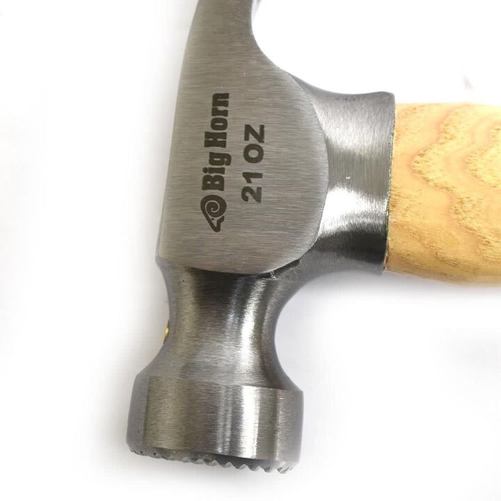 Big Horn 21 Oz. Solid Forged Steel Straight Handle Framing Hammer, large image number 5
