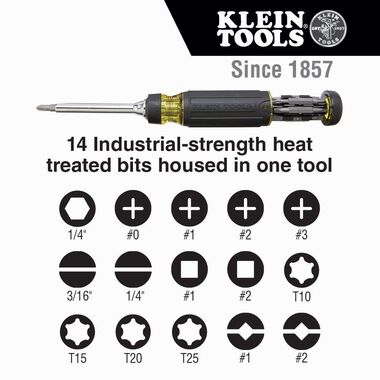 Klein Tools 15-in-1 Ratcheting Screwdriver, large image number 2