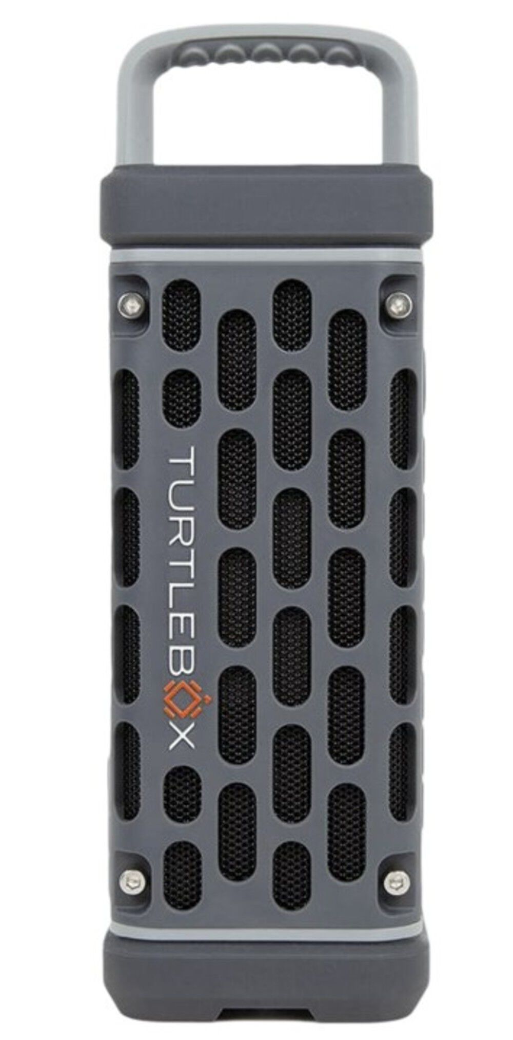 Turtlebox Ranger Li-Ion Battery-Powered Ultra-Portable Speaker, – TB-RANG-G1-GRY-DLR-4