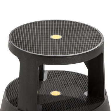 Xtend and Climb 2-Step 300-lb Load Capacity Black Plastic Step Stool, large image number 3