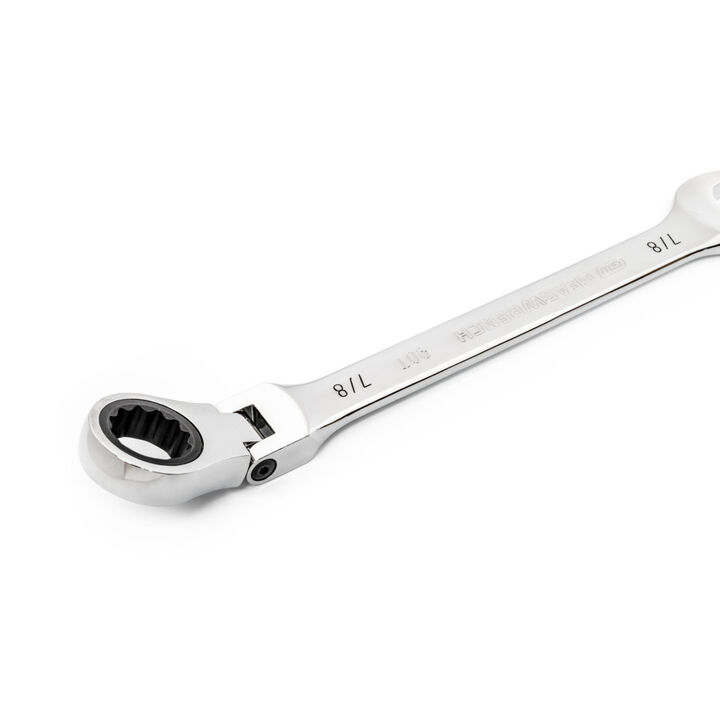 GEARWRENCH 7/8in 90T 12 Point Flex Head Ratcheting Combination Wrench, large image number 1