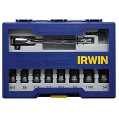 Irwin Impact SAE Socket Drawer Set 10 Pc. with 3/8 In. Drive, large image number 0