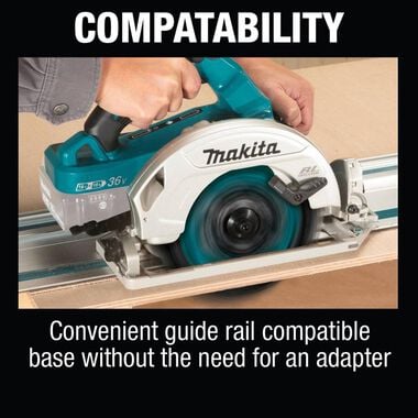 Makita 18V X2 LXT 36V 7 1/4 Circular Saw with Guide Rail Compatible (Bare Tool), large image number 6