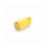 Southwire 15A/125V UG 5-15 Rubber Straight Blade Female Connector Yellow, small image number 2