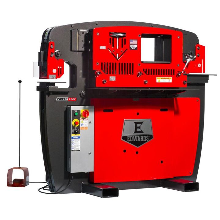 Edwards 65 Ton Ironworker 3 Phase 230v with PowerLink System, large image number 4