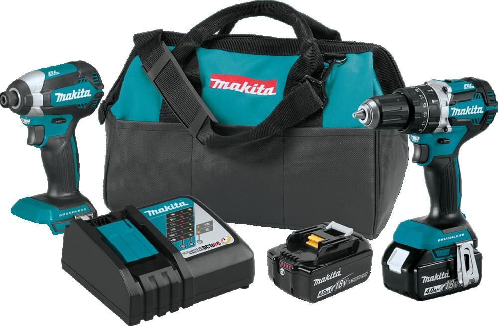 Makita 18V LXT Lithium-Ion Brushless 2-Piece Kit 4.0 Ah – XT269M